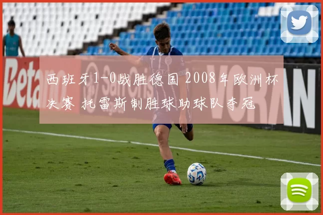 西班牙1-0战胜德国 2008年欧洲杯决赛 托雷斯制胜球助球队夺冠